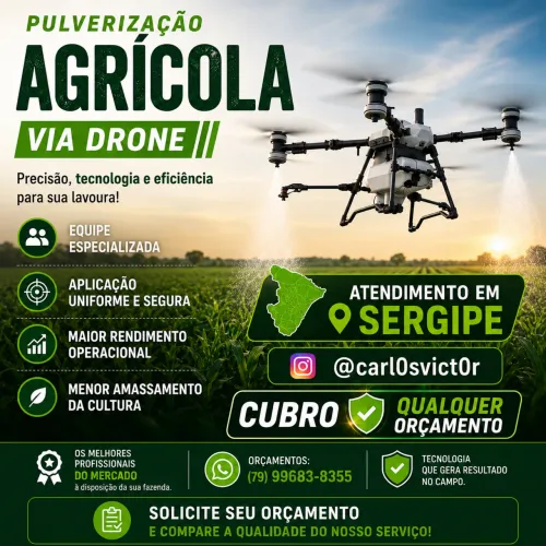 Pulverização Agrícola por drones 
