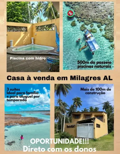OPORTUNIDADE EM MILAGRES - CASA COMPLETA À VENDA