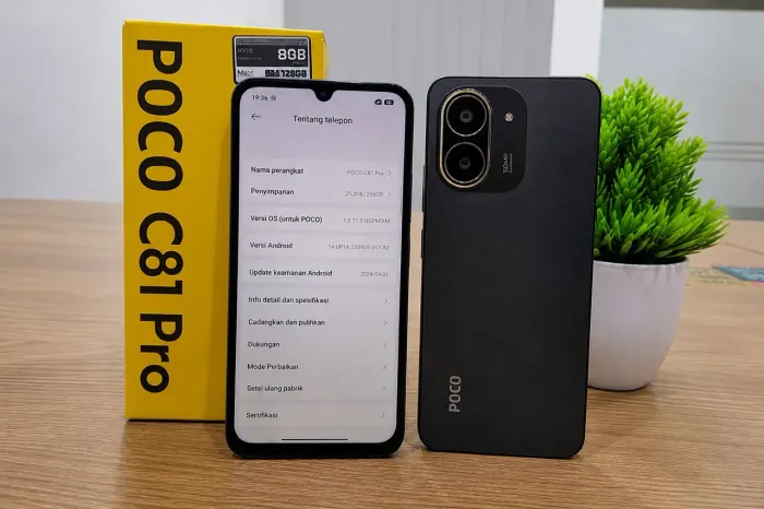 POCO C81 PRO - 128G COM NFC E 4 DE RAM