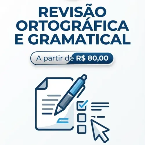 Revisão ortográfica e gramatical