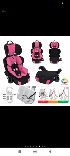 Cadeirinha  de carro menina