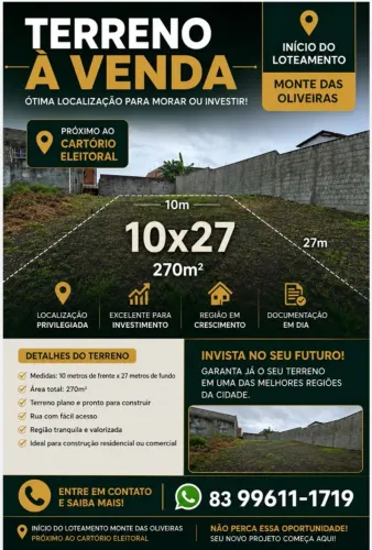 Venda terreno Guarabira