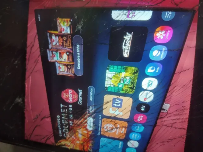 Smart TV Samsung 65 Polegadas 4K bordo infinita comando de voz estado de Nova