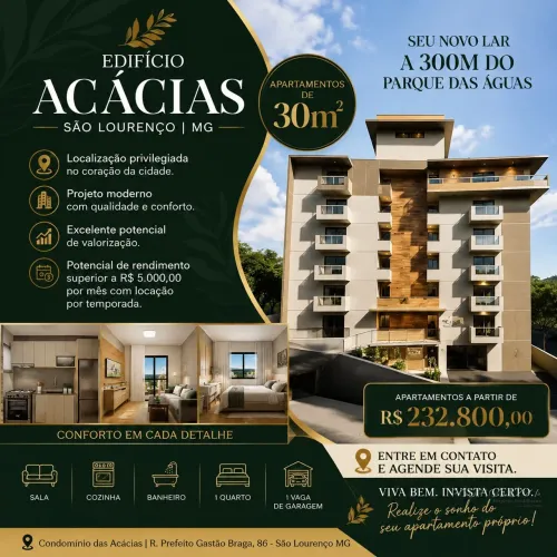 Apartamentos em São Lourenço MG