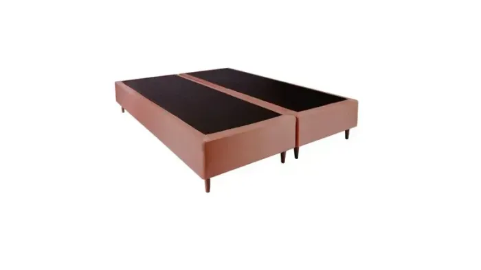 Cama Base Box Casal Rosa