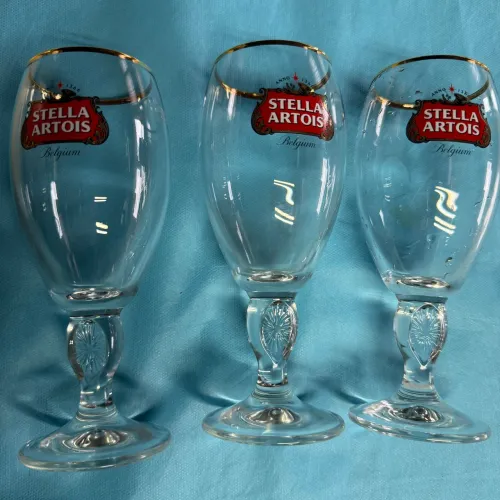 Taças cerveja  Stella Artois kit com 3 peças
