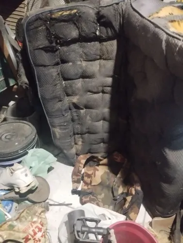 Sofá cama para caminhão Accelo 