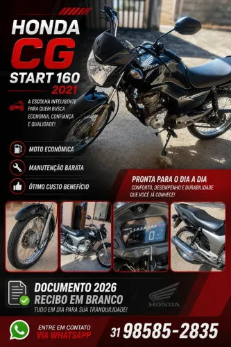 HONDA CG START 160 2021. FAVOR LER A DESCRIÇÃO DO ANÚNCIO