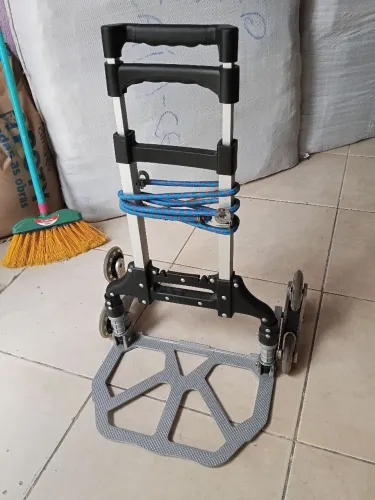 Carrinho de carga dobrável em alumínio