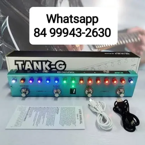 Pedaleira guitarra Tank G Pedal novo