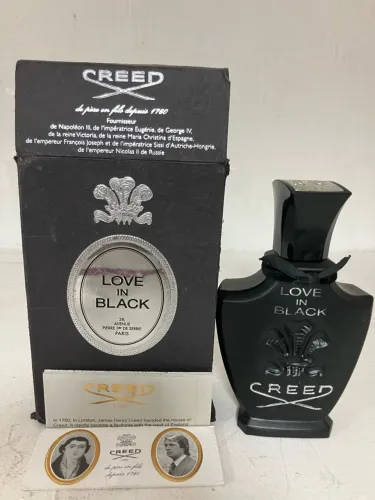Perfume Creed Love in Black o perfume da realeza