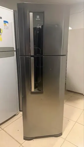Geladeira Eletrolux Duplex Fros Fre inox 110v