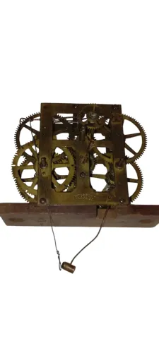 WALTERBURY CLOCK ANTIGA MÁQUINA DE RELOGIO DE PAREDE CENTENÁRIA