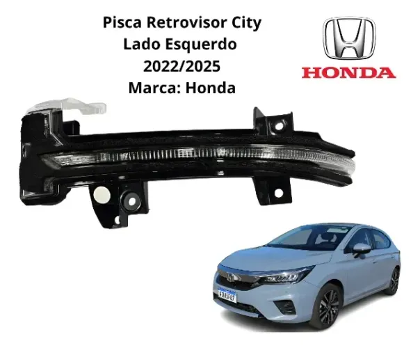 Pisca Retrovisor Honda City 2022 2023 2024/25 Lado Esquerdo