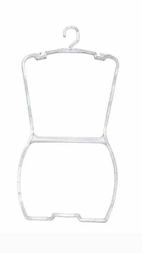 20 Cabides Silhueta Adulto Acrílico