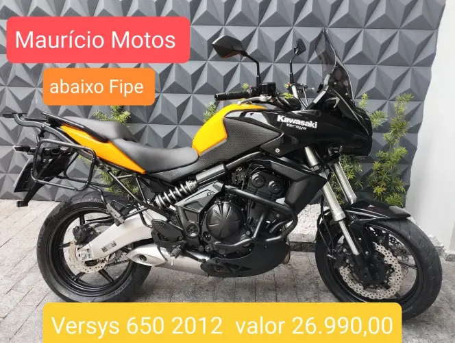 Kawasaki Versys 650 2012 km baixa manual e chave reserva