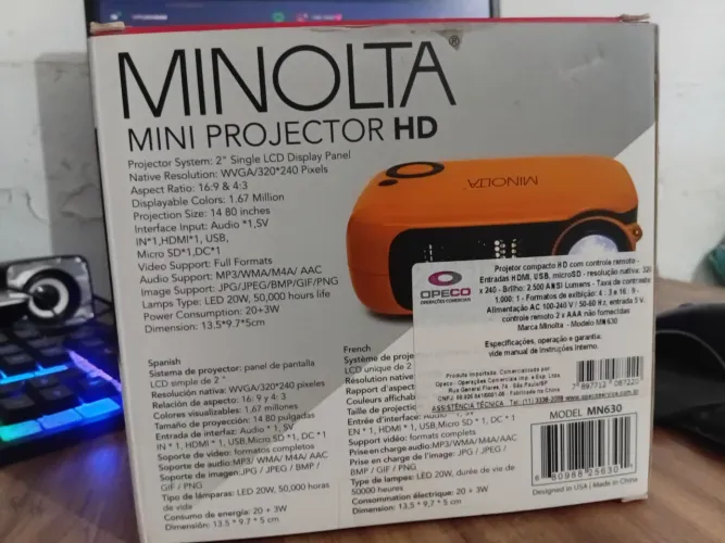 Mini projetor HD