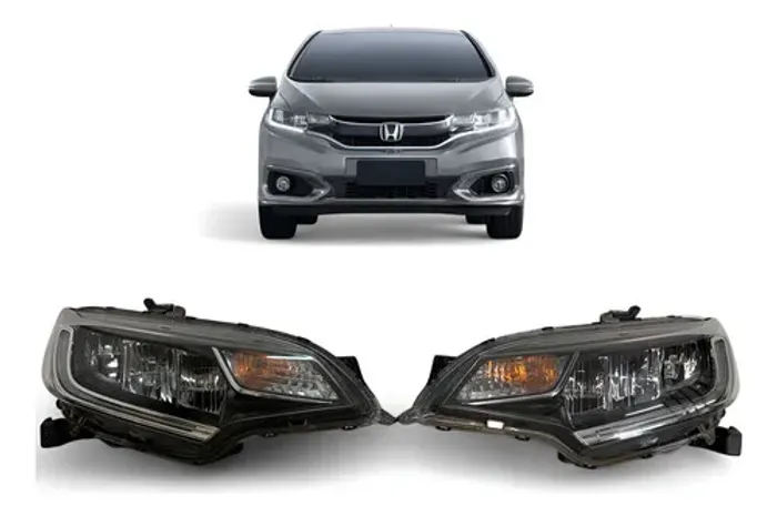 Farol Honda Fit Full Led Esquerdo 2019 A 2022 Original Esquerdo/motorista