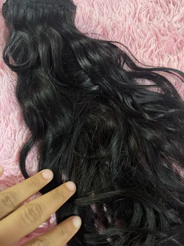 Mega hair humano indiano