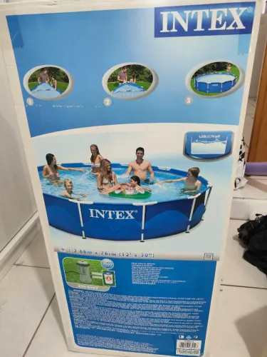 Piscina Intex 6500l com filtro 