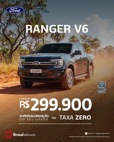 Ford Ranger XLT 3.0 V6 4X4 CD TB Die. Aut. 2026