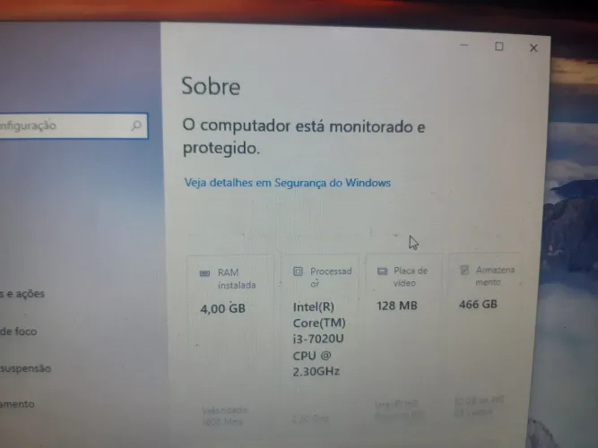 Notebook I3 7ª Geração