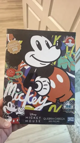 Quebra cabeça Mickey - Game Office 500 peças.novo, lacrado.