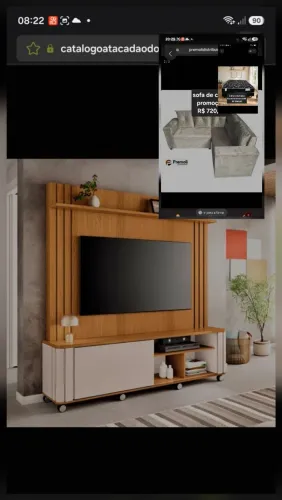 HOME HB THEATER TRINUS 1.8 CINAMOMO / OFF WHITE