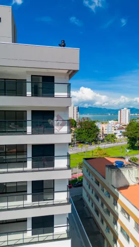 Apartamento pronto para morar com vista mar, varanda gourmet.
