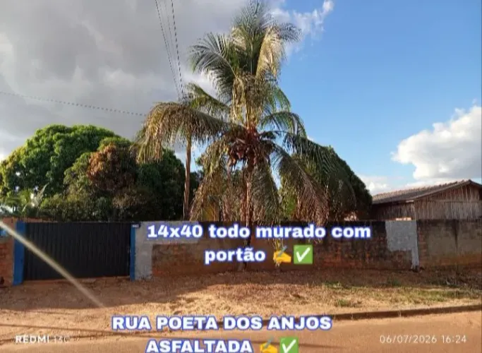 Casa em alvenaria com terreno escriturado 14x40 