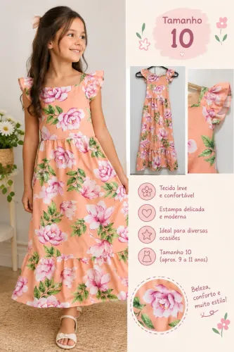 Vestido lindo tamanho 10 ....R$20,00