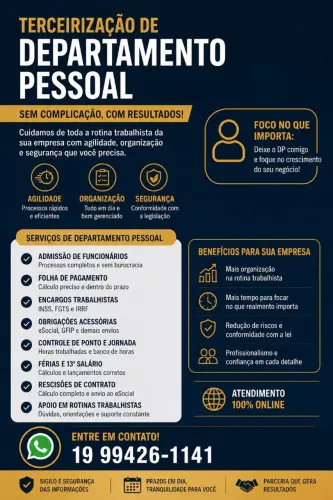 Soluções DP | Departamento Pessoal Completo para Empresas