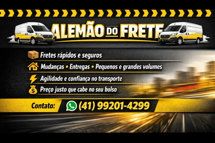 Serviço de fretes e mudanças em geral.