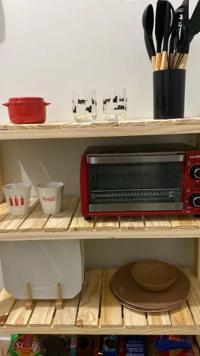 Forno elétrico 10L vermelho