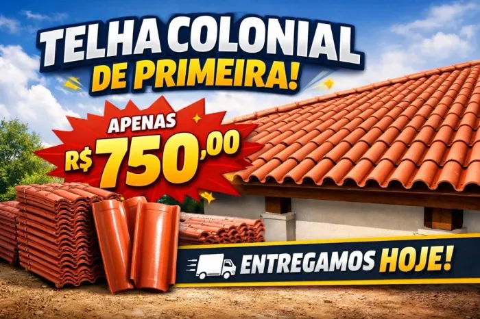 Telha colonial de primeira