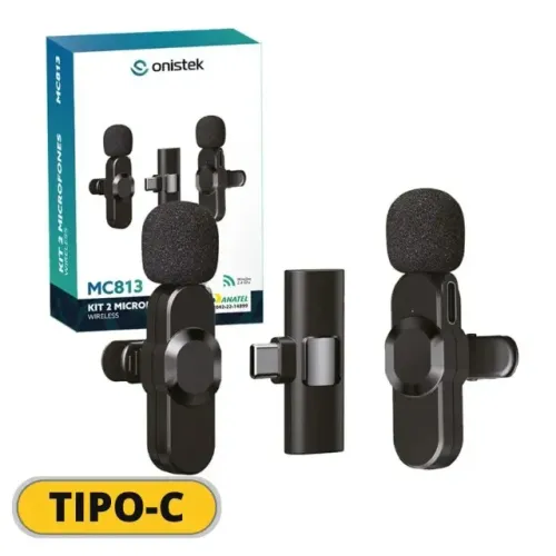 MICROFONE LAPELA TIPO C 