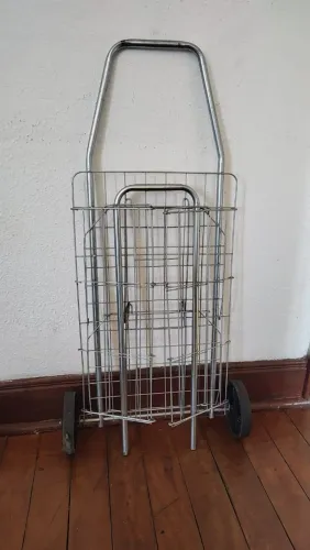 Carrinho de feira dobrável