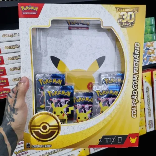 Pokémon Celebração de 30 anos Coleção com Fichário