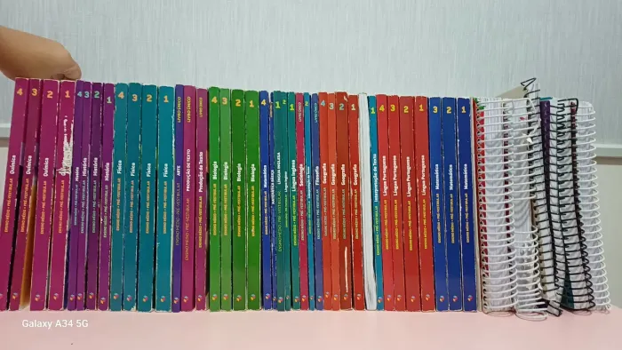 livros poliedro pre vestibular 