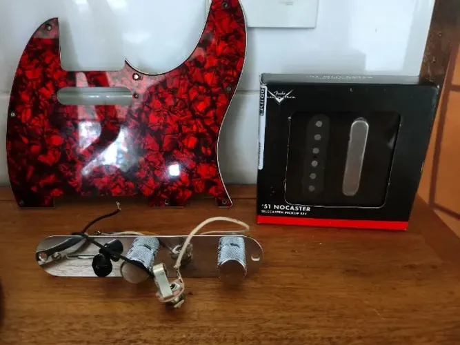 Kit Captador Fender Custom Shop Telecaster Nocaster 51 + Eletrica Fender custom, e escudo
