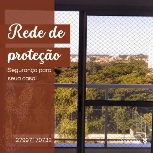 Rede de Proteção para janelas e varandas