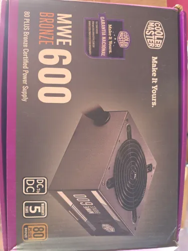 Fonte Gamer Cooler Master 600w