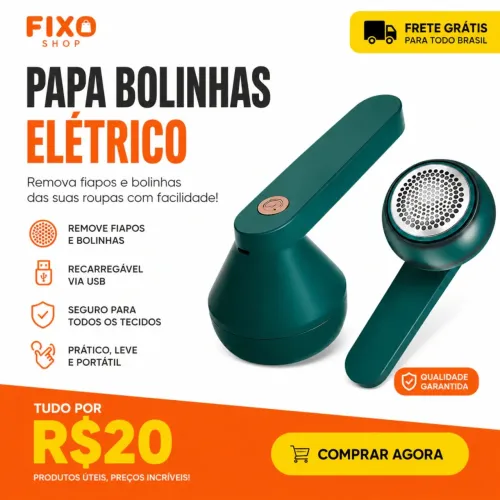 Papa Bolinhas Elétrico Recarregável USB Novo - Frete Grátis