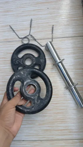 Halteres para fazer treino de braço
