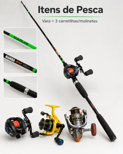 Itens de pesca a venda
