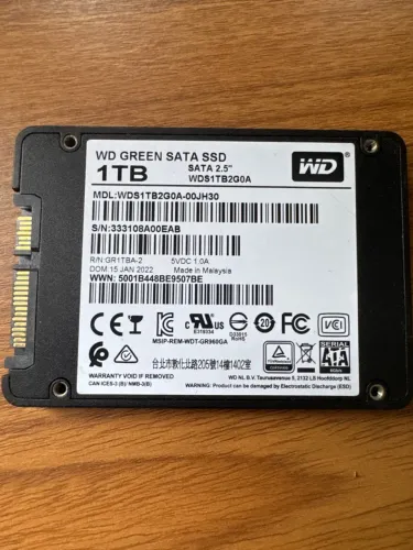 SSD 1TB SATA da WD GREEN