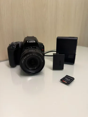 CÂMERA CÂNON SL2 + LENTE DO KIT
