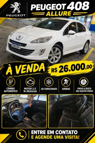 Peugeot 408 Sedan Allure 2.0 Flex 16V 4P Aut. 2012