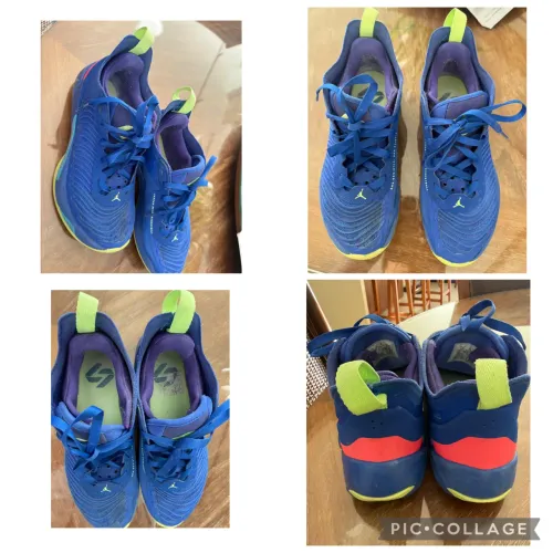Air jordan 37-38, masculino, azul colorido
