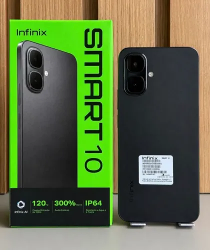 Smartphone Novo Lacrado Smart 10 (Infinix) 64/3 Black